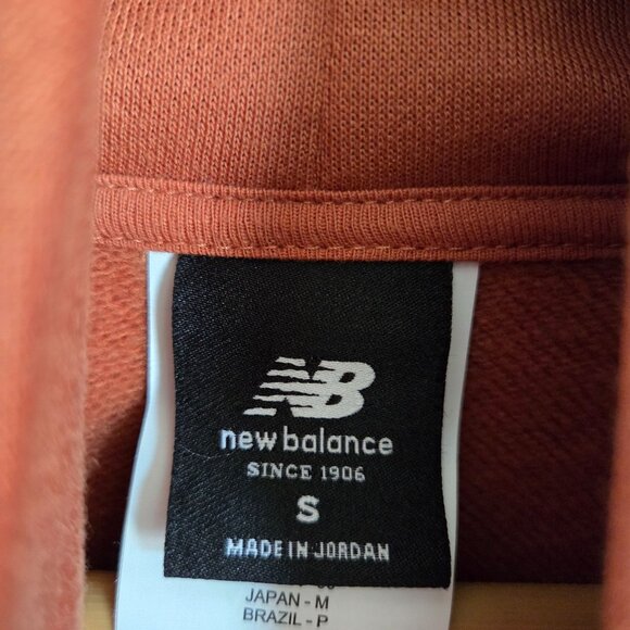 New Balance Cropped Turtleneck Sweater Long Sleeve Brown Size Women's Small Fall - Picture 2 of 9